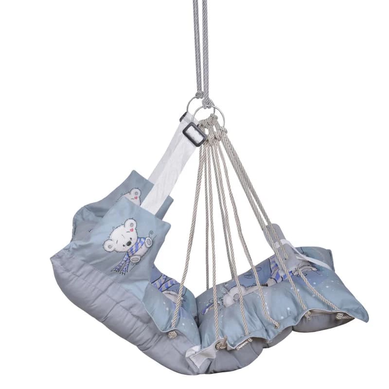 تاب کودک مدل خرس برفی (پارچه مخمل12 طنابه )